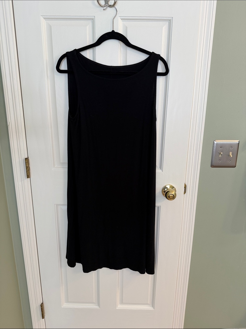 Classic Black Sleeveless Tank Dress